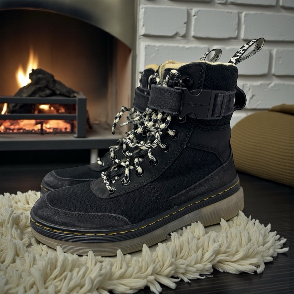 RaRE 🤯Dr. Martens 🖤Combs Tech Combat Boot Chunky Insane Platform Goth Rave 6